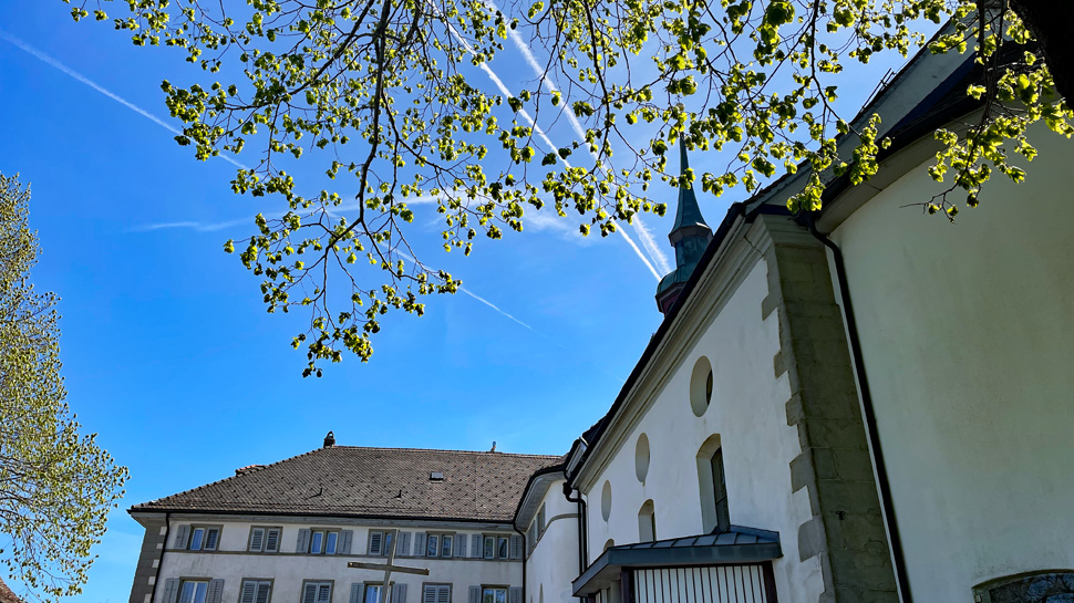 Das Kapuzinerkloster Maria Hilf liegt direkt an der beschriebenen Wanderroute.